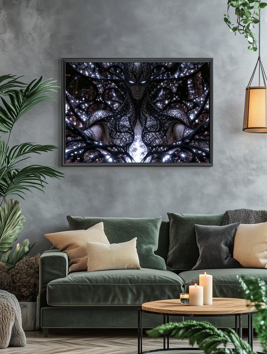 Dark Crystal Sorceress Illustration Poster. — room view 4