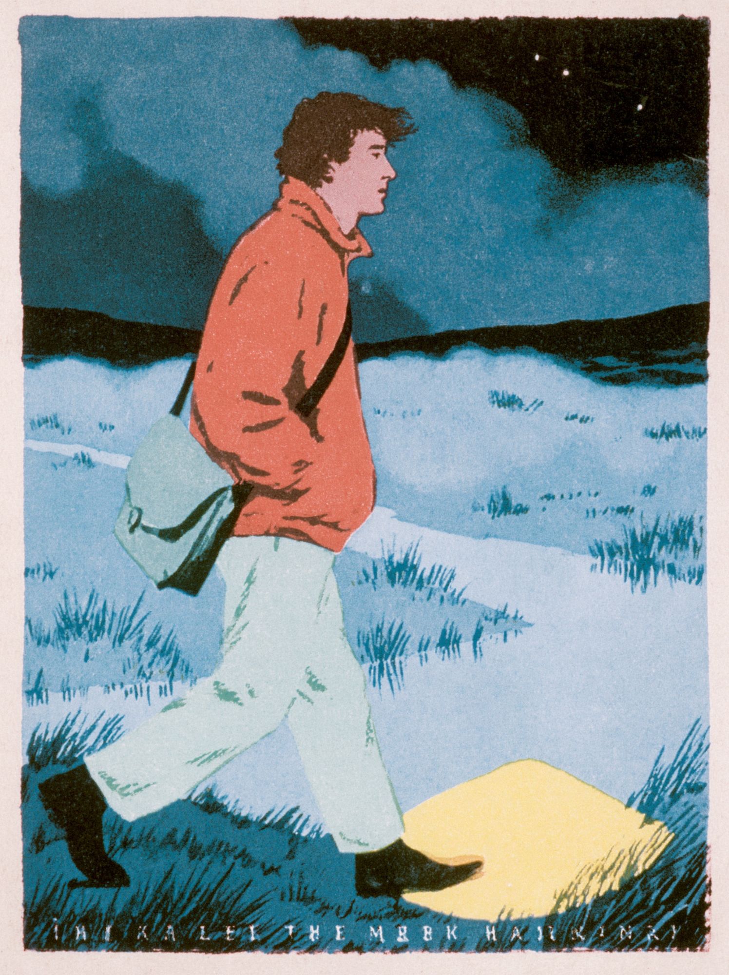 Walking in the Moonlight Poster. poster detail