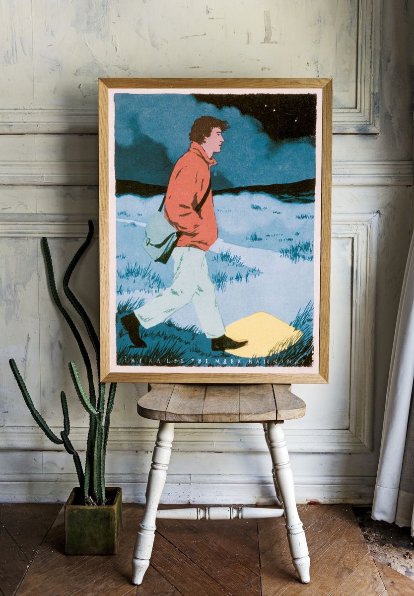Walking in the Moonlight Poster. — room view 1
