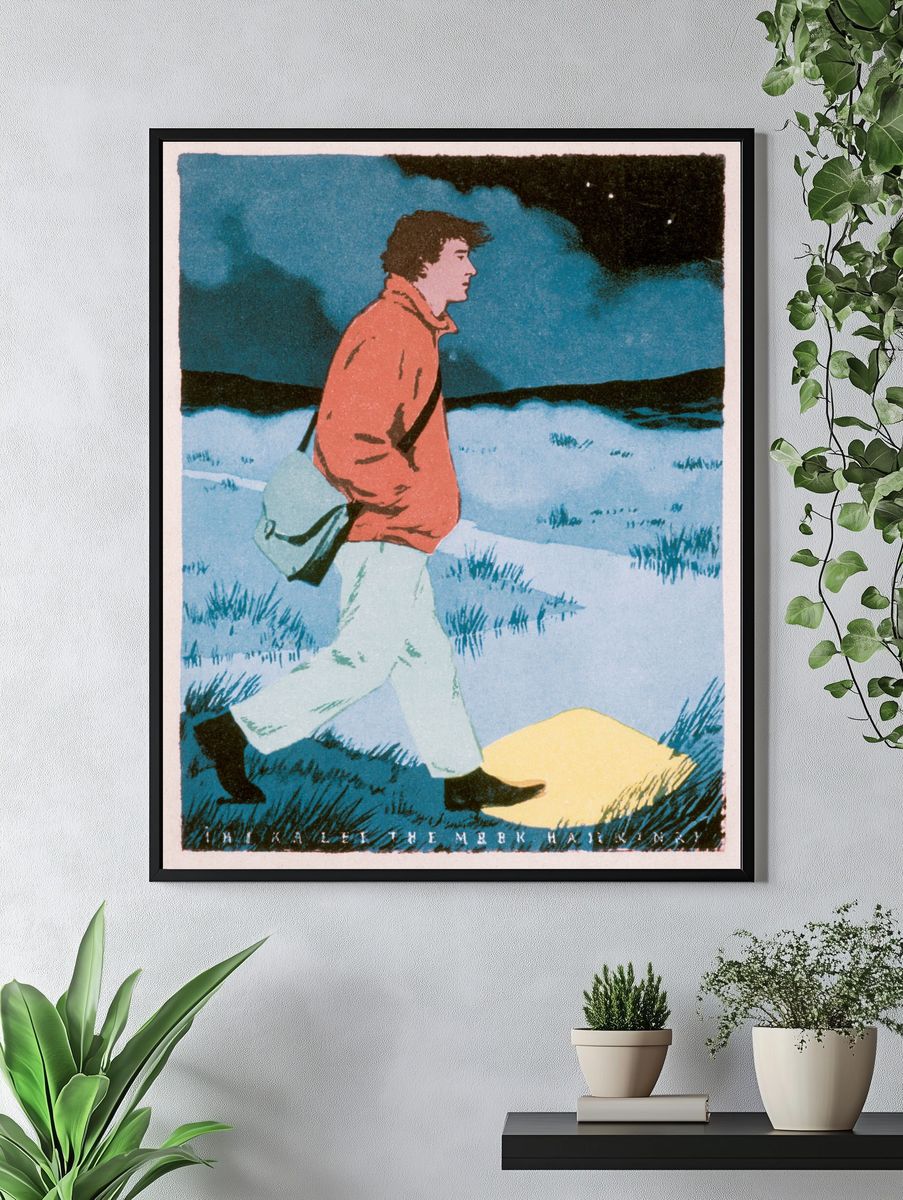 Walking in the Moonlight Poster. — room view 4