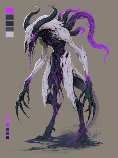 Void Stalker Digital Art Poster.