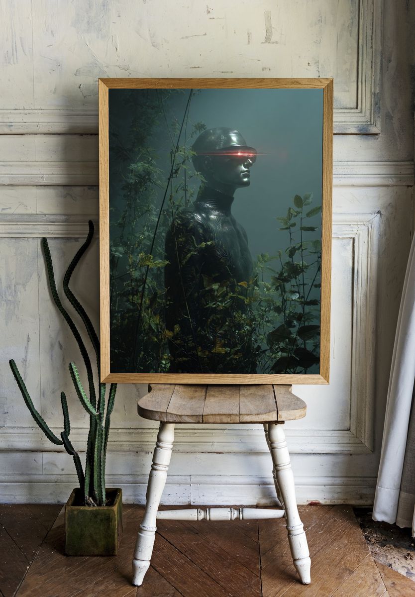 Cybernetic Forest Sentinel Poster. — room view 1