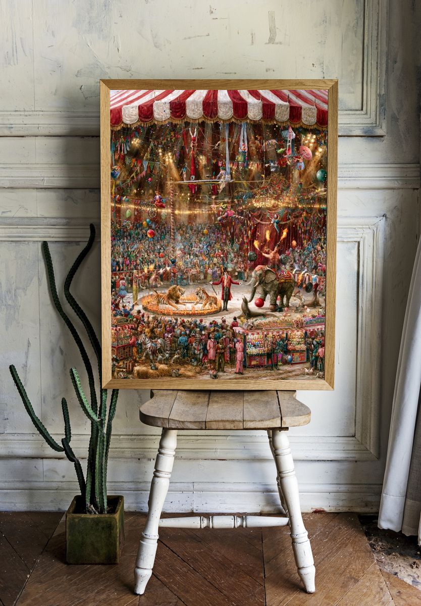 Circus Spectacle — Illustration Print. — room view 1