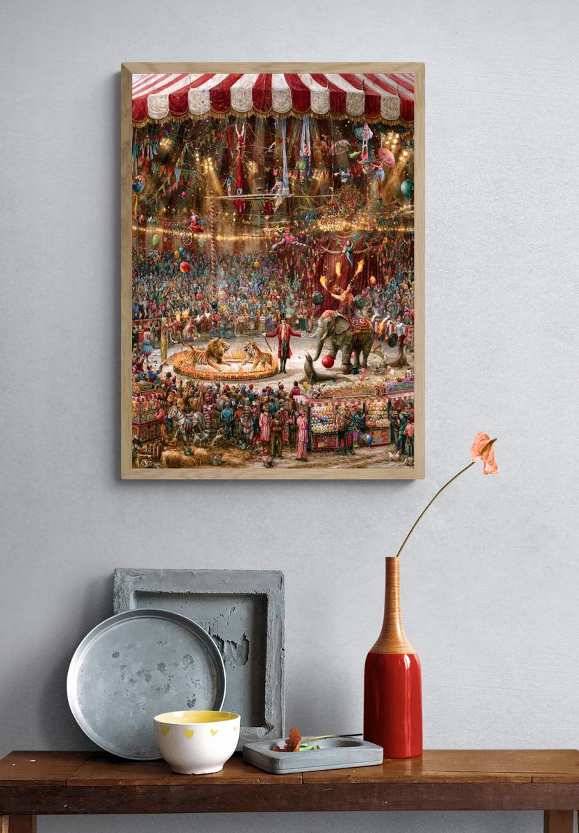 Circus Spectacle — Illustration Print. — room view 3