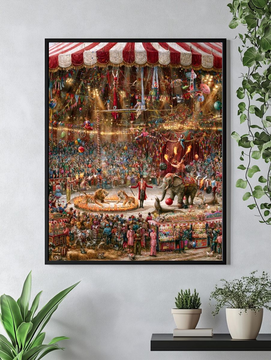 Circus Spectacle — Illustration Print. — room view 4