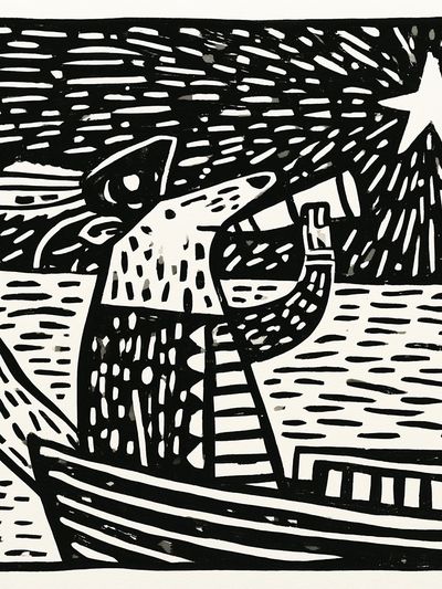 Starry Night Sailor Print.