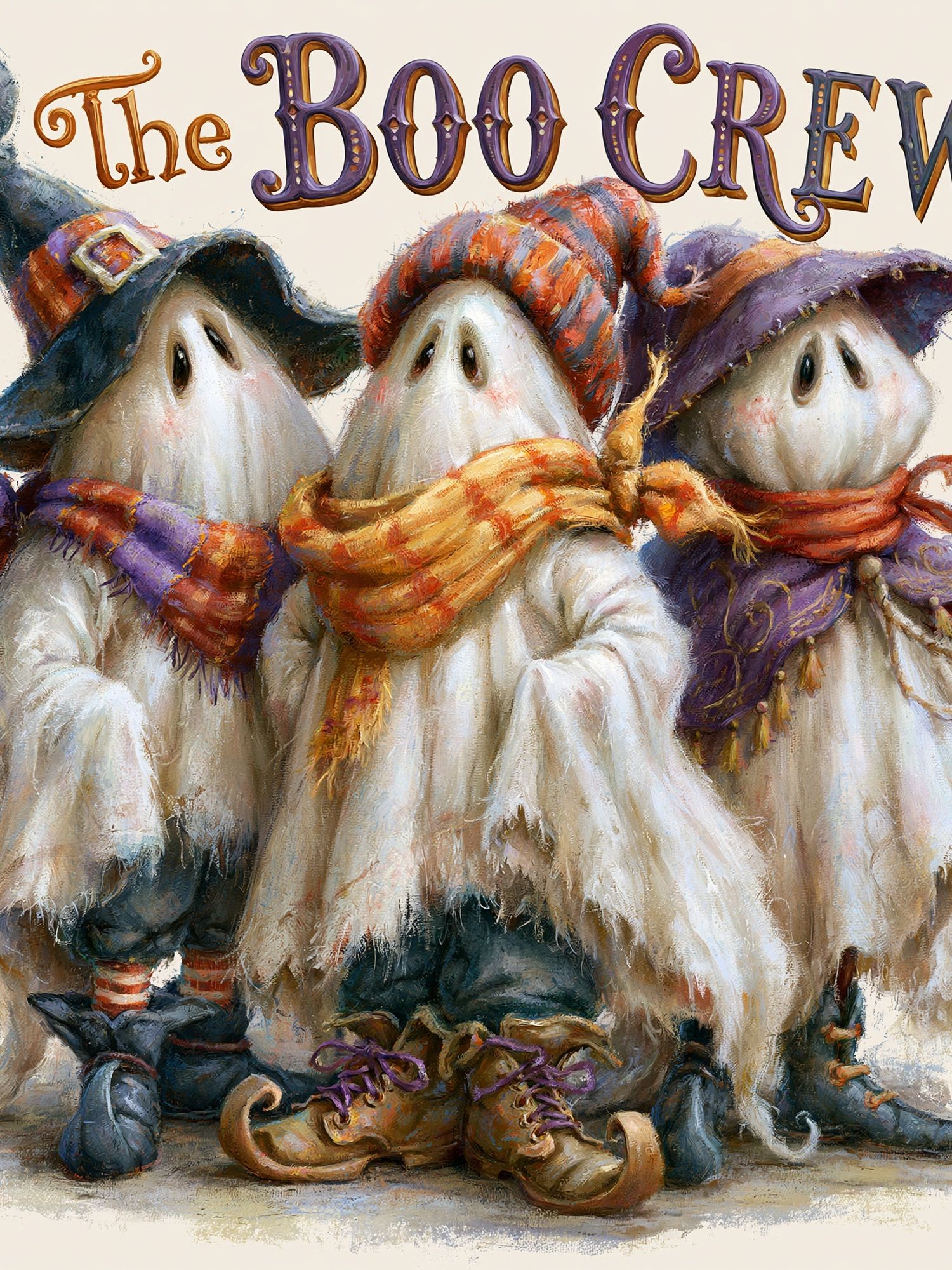 The Boo Crew Halloween Poster. poster — illustration art