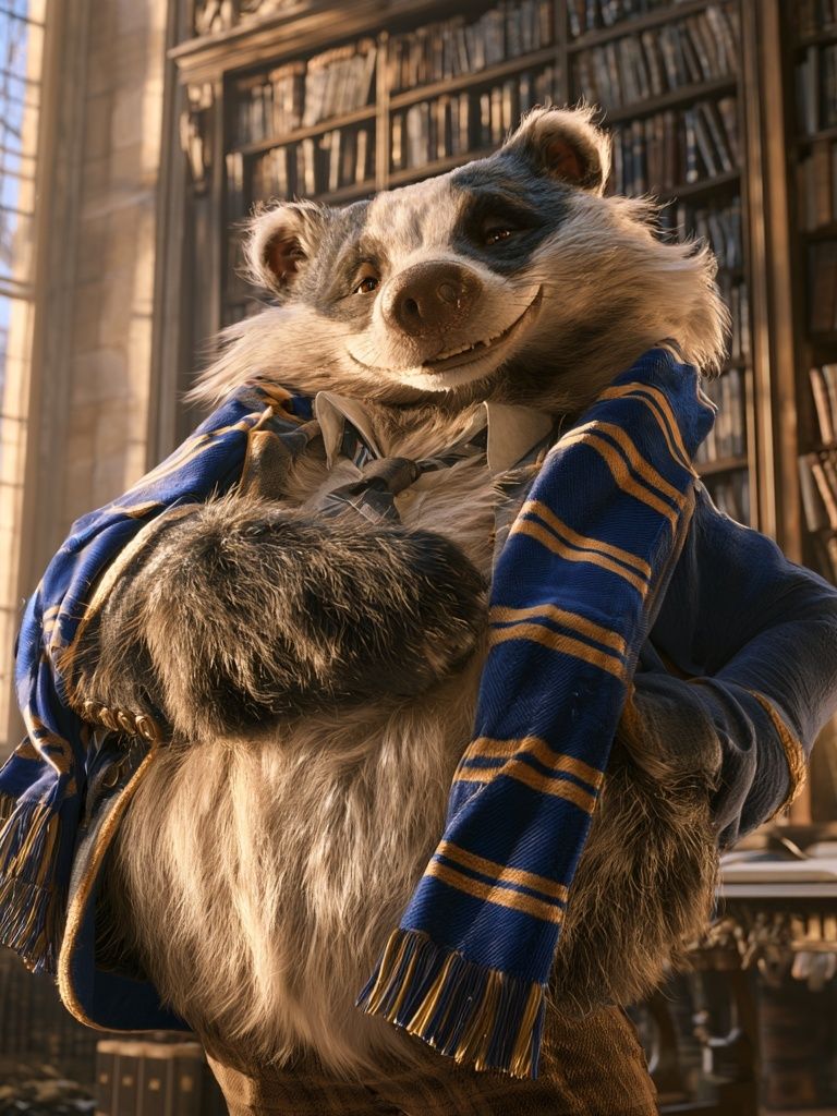 Wizard Raccoon Portrait Poster. poster — illustration art