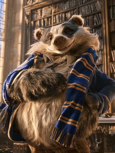 Wizard Raccoon Portrait Poster.