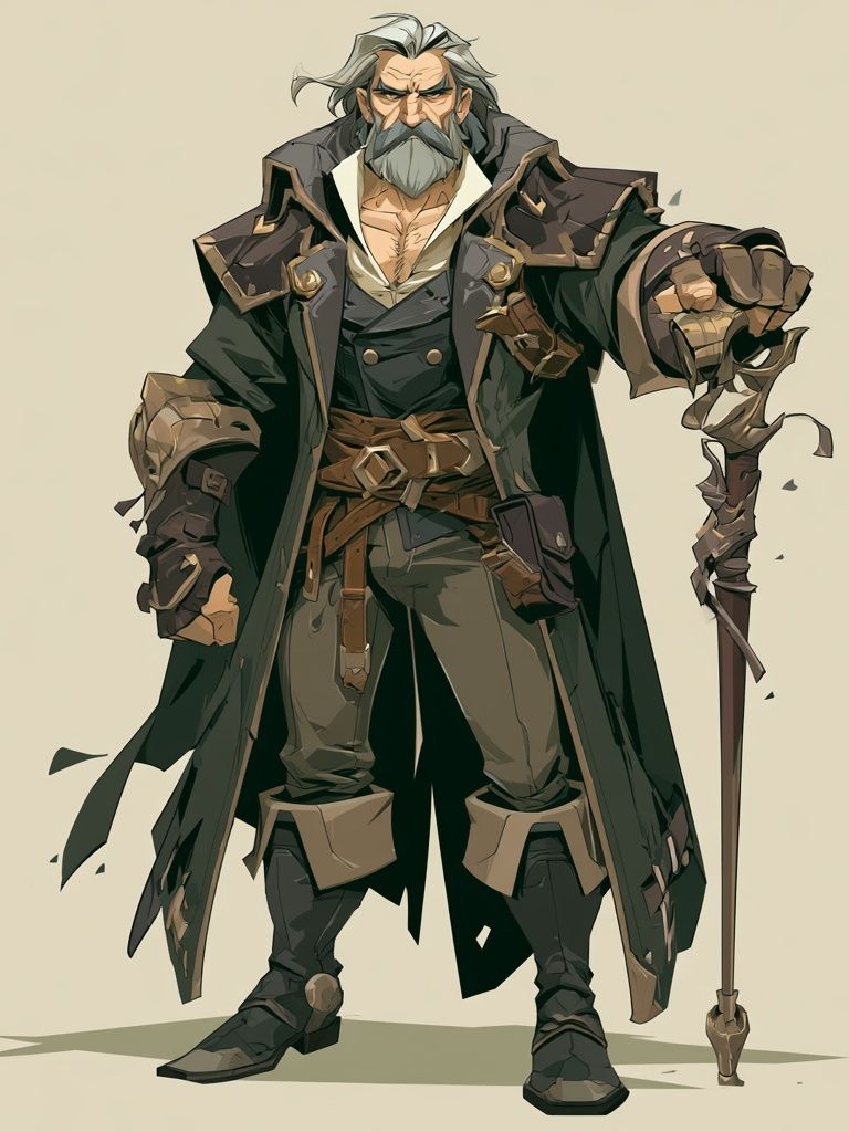 Wandering Warrior Digital Art Poster. poster — illustration art