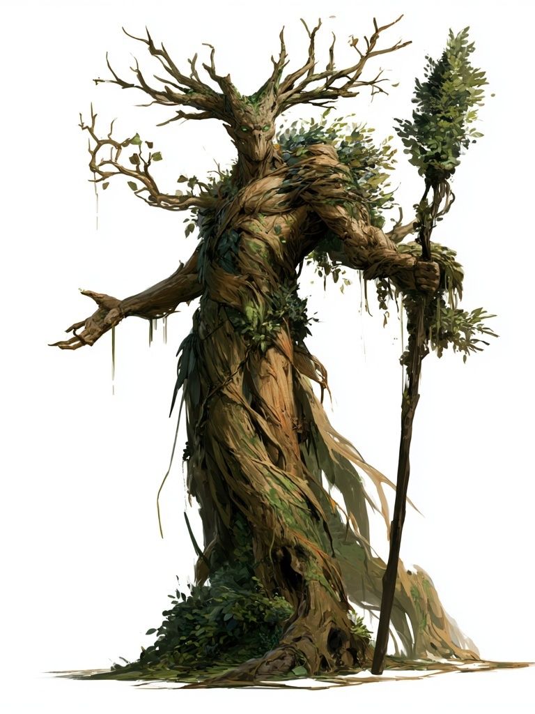 Tree Guardian Illustration Poster. poster — illustration art