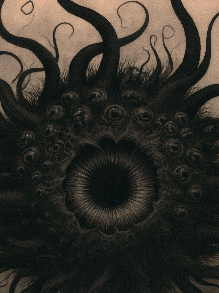 Eldritch Eye Bloom Poster. poster detail