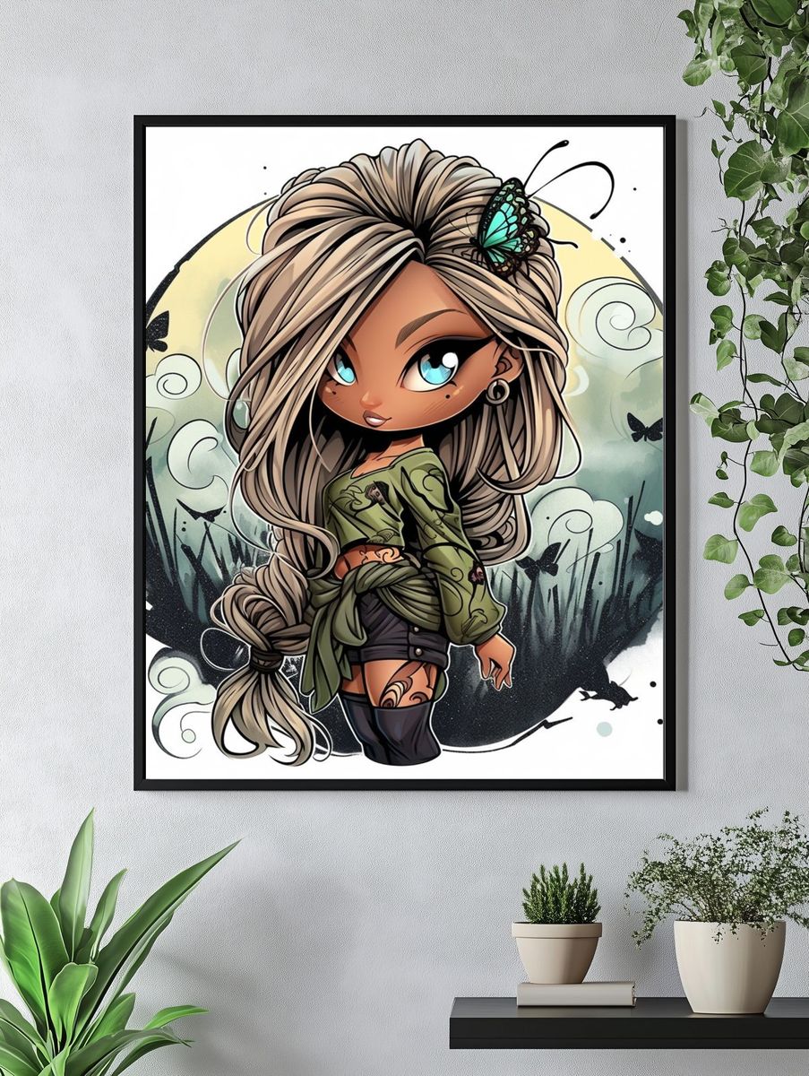 Enchanted Sailboat Forest Poster. — room view 4