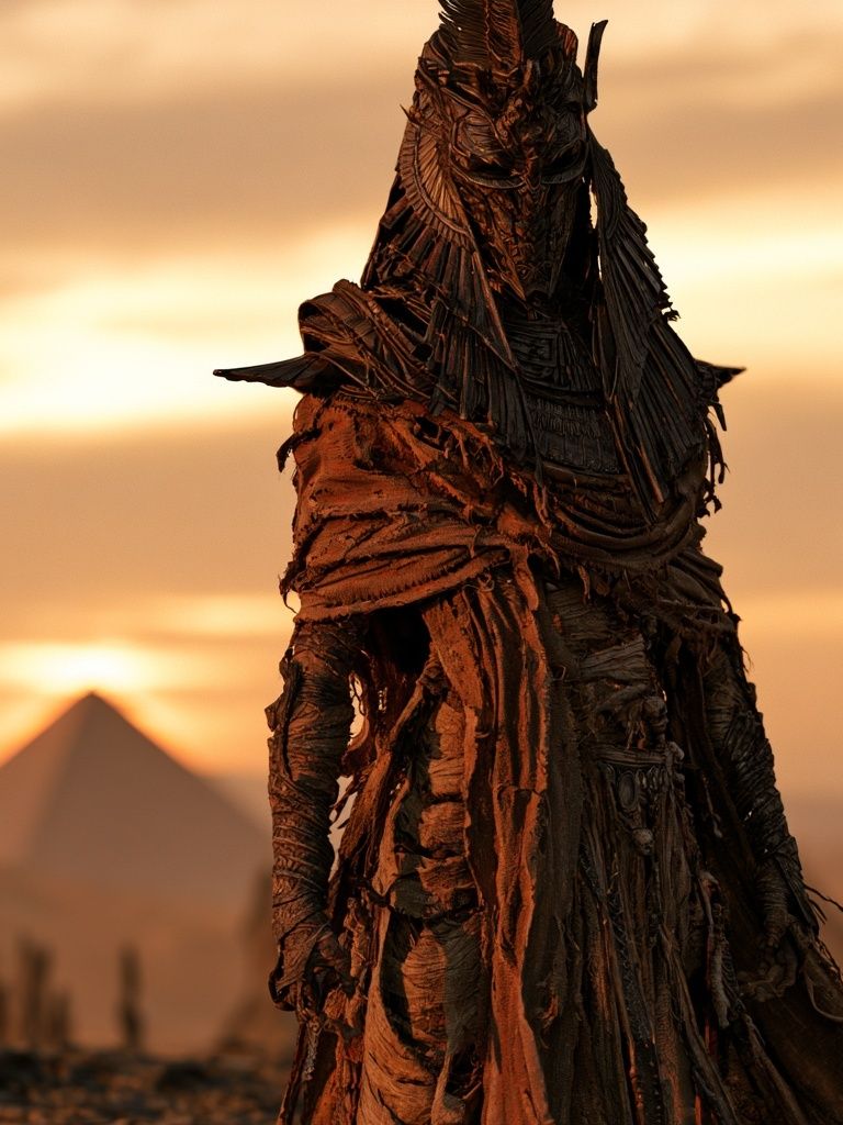 Desert Guardian Fantasy Print. poster — illustration art