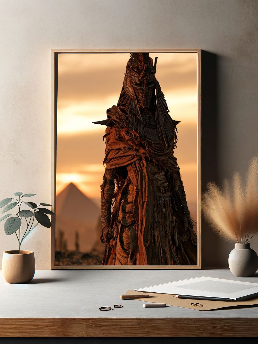 Desert Guardian Fantasy Print. — room view 2