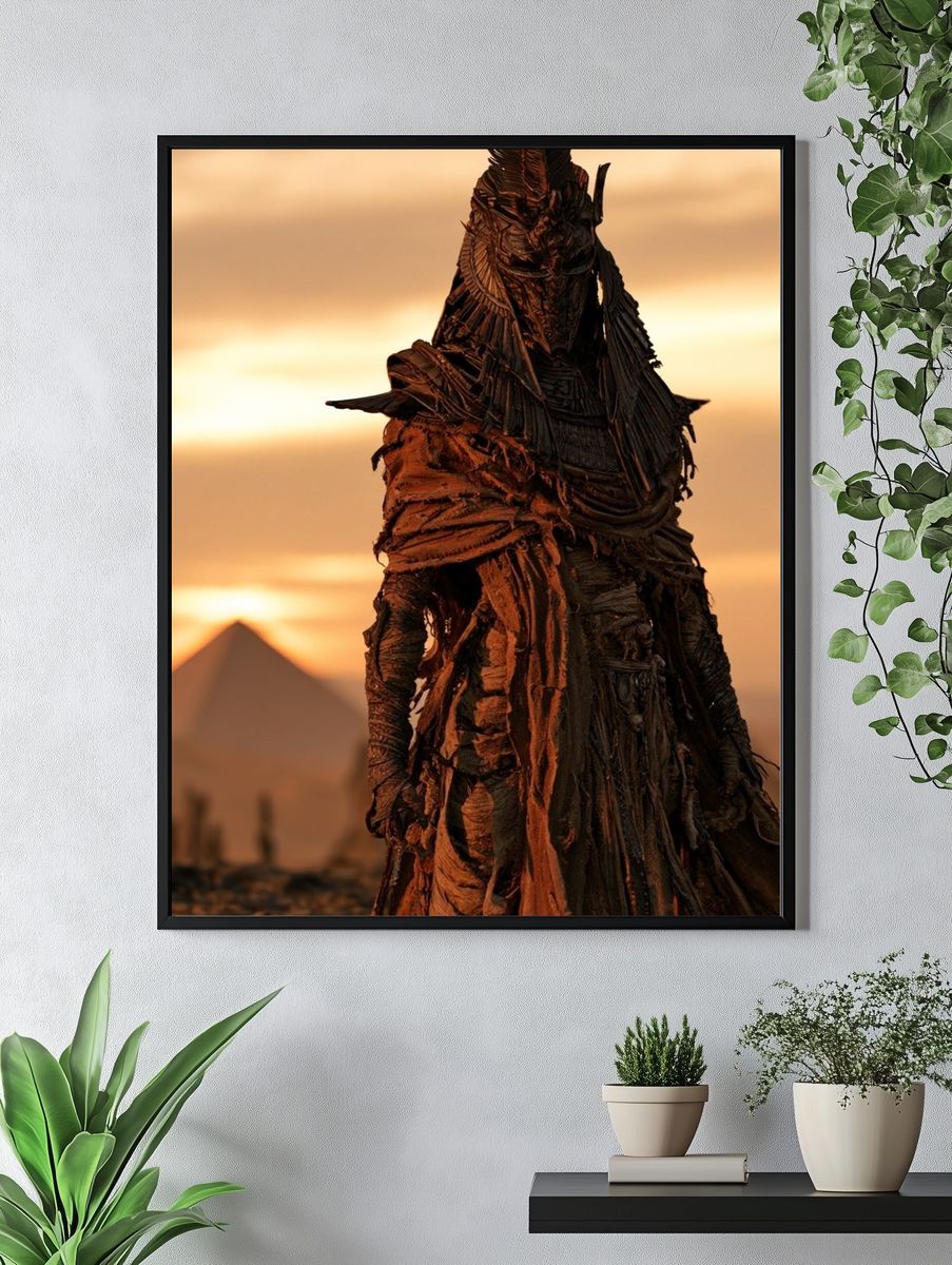 Desert Guardian Fantasy Print. — room view 4