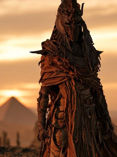 Desert Guardian Fantasy Print. poster