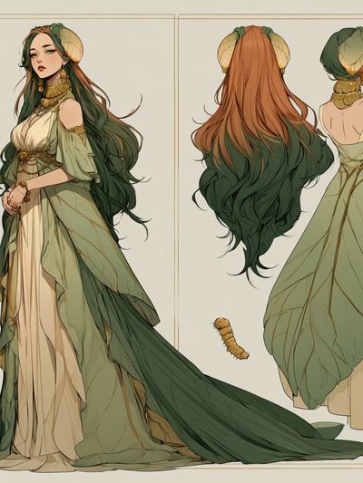 Forest Fairy Character Illustration Poster. poster