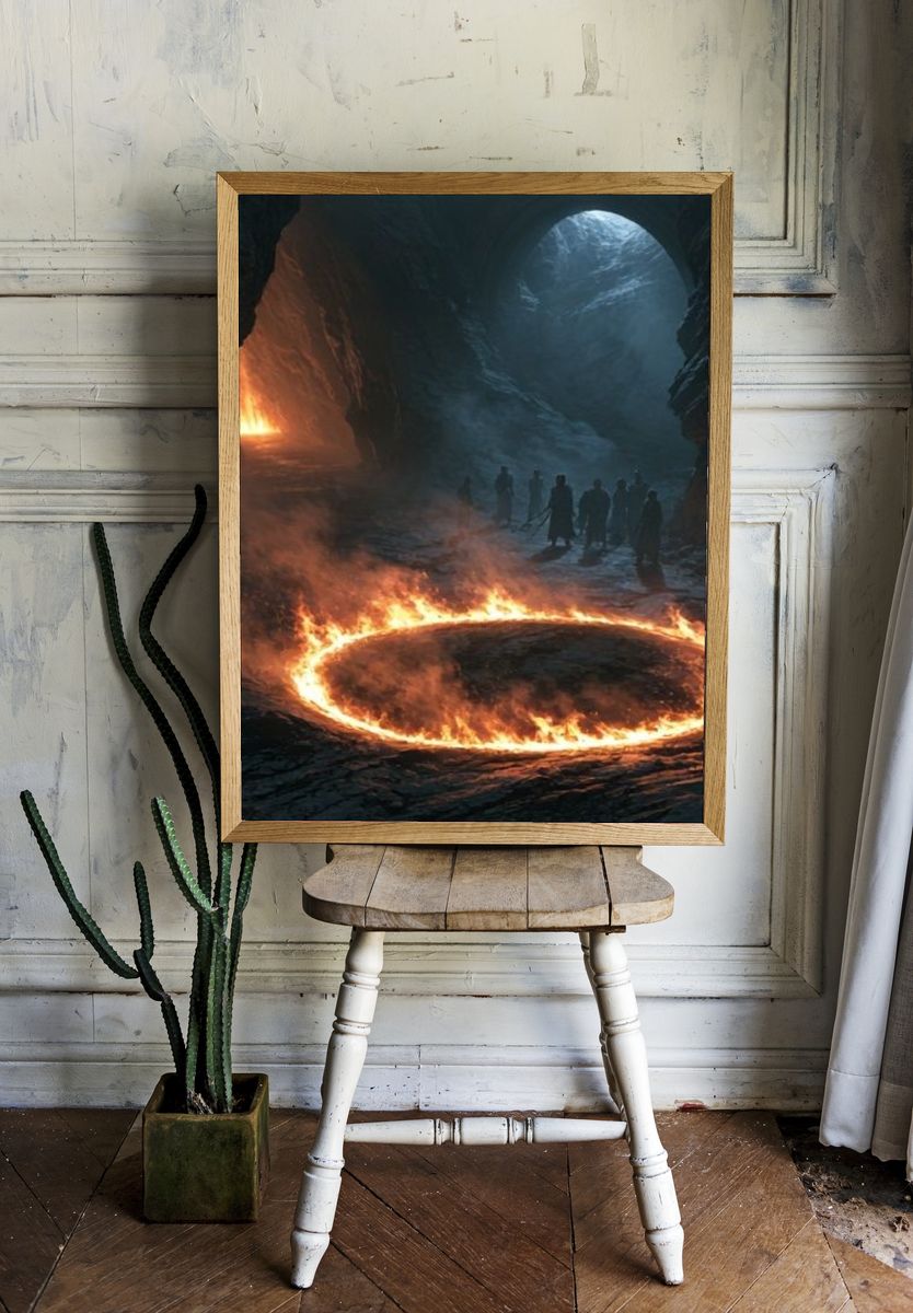 Mystic Cave Ritual Poster. room preview