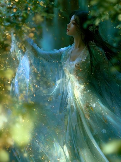 Forest Spirit Portrait Print.