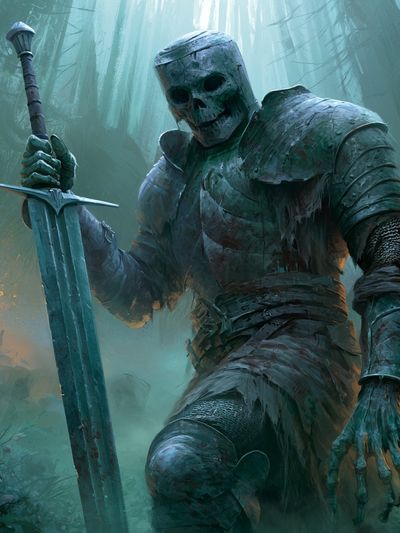 Undead Knight Forest Poster. poster