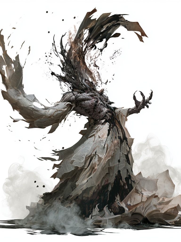 Abstract Shapeshifter Illustration Poster. poster — illustration art
