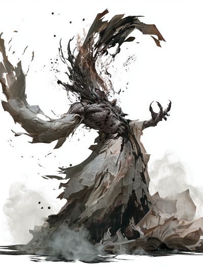 Abstract Shapeshifter Illustration Poster. poster