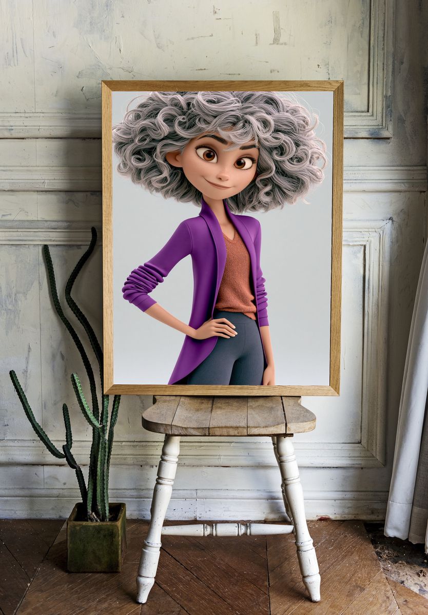 Steampunk Butterfly Illustration Poster. room preview