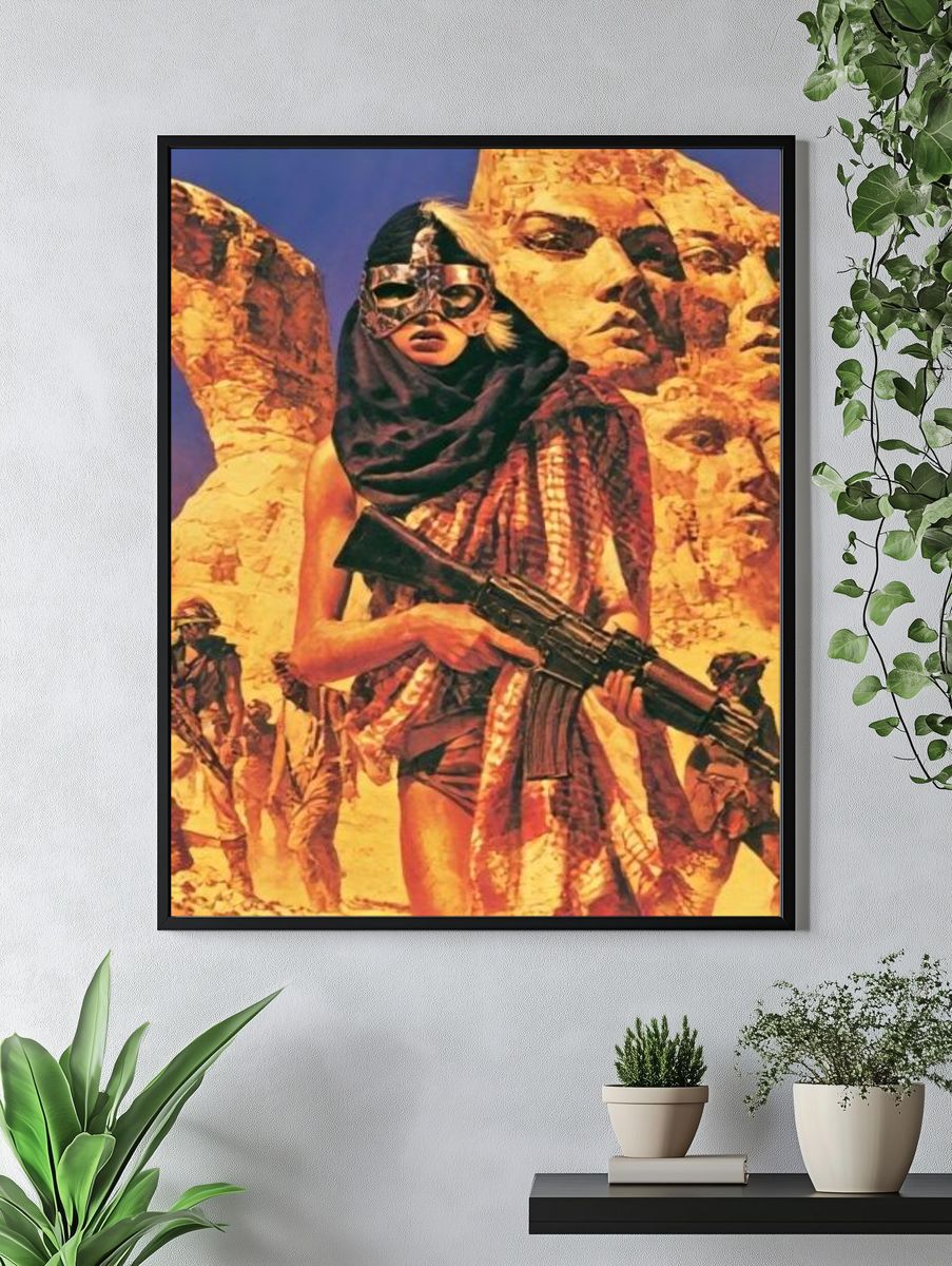 Desert Warrior Surrealism Print. — room view 4