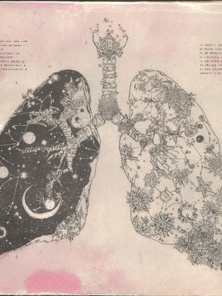 Celestial Lungs Illustration Poster. poster — illustration art