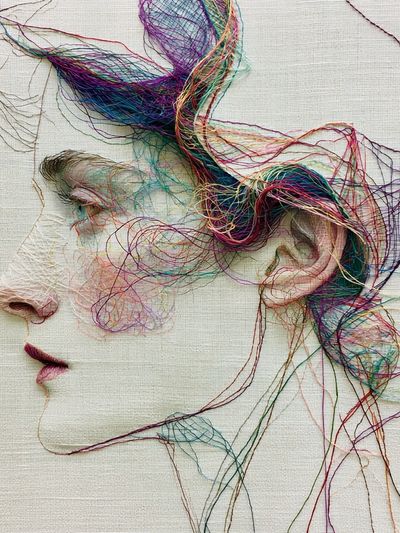 Thread Portrait Fine-Art Print.
