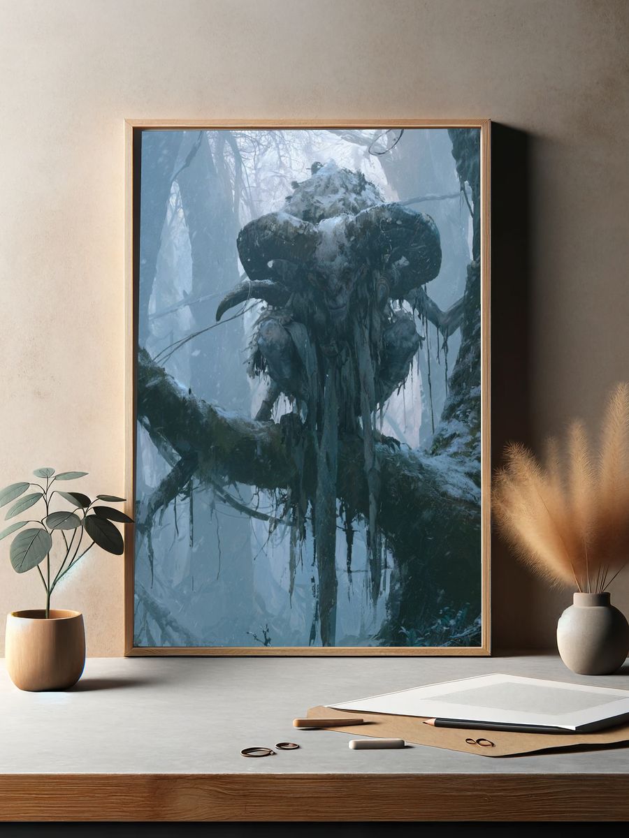 Frozen Forest Ent Poster. — room view 2