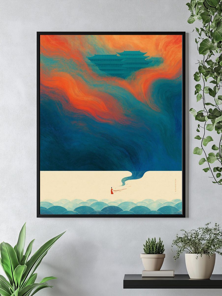 Celestial Palace Dreamscape Print. — room view 4