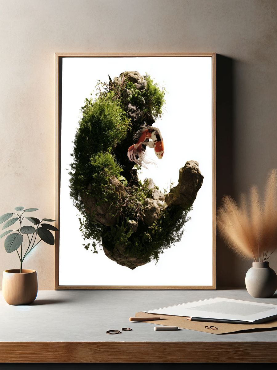 Celestial Fairy Tea Party Print. — room view 2