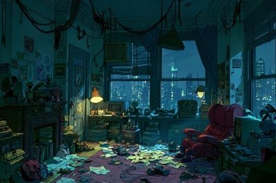 Neon City Studio — Illustration Print. poster