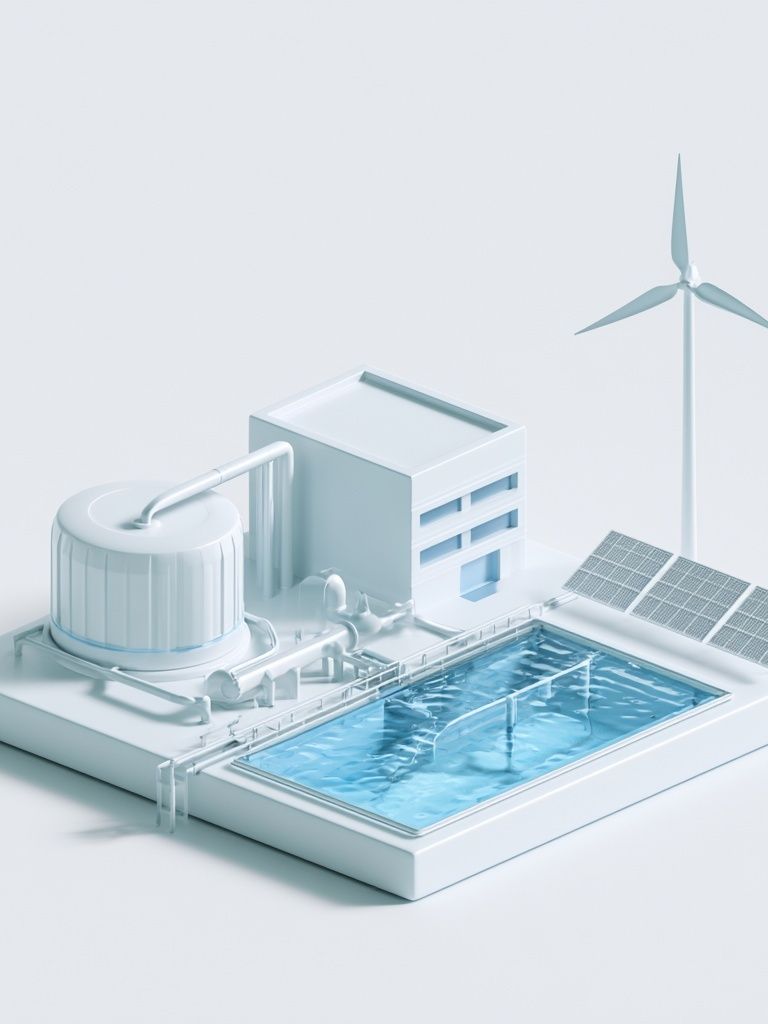 Clean Energy Concept Illustration Print. poster detail