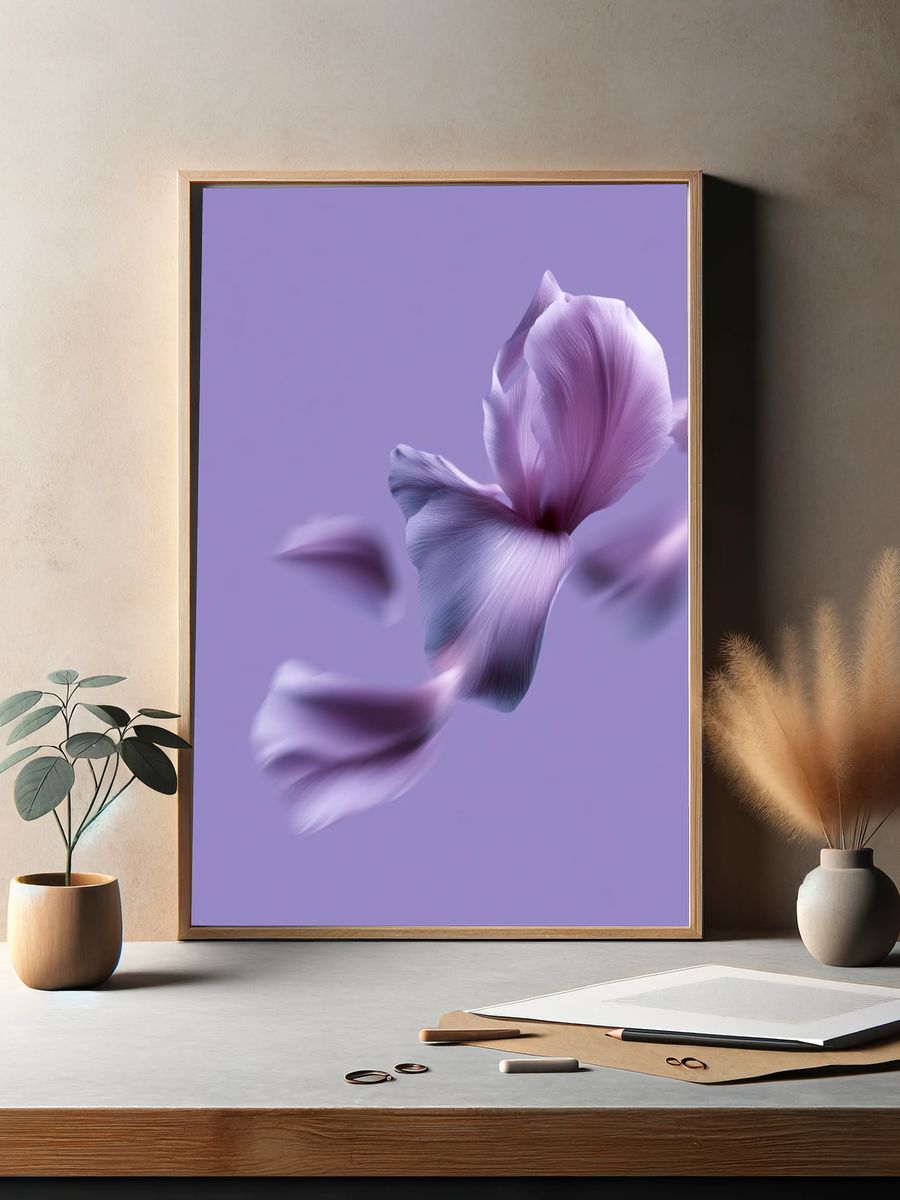 Lavender Empress Fantasy Print. — room view 2