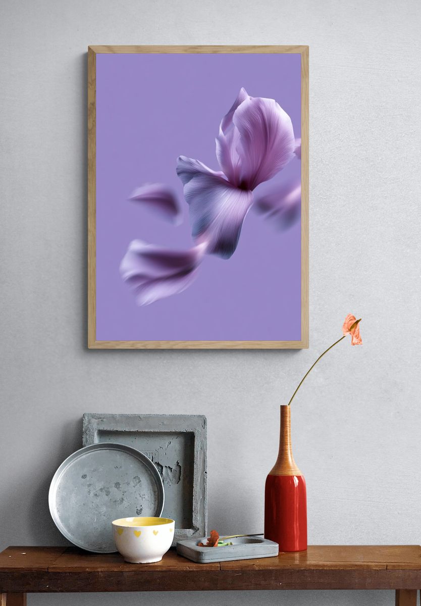 Lavender Empress Fantasy Print. — room view 3