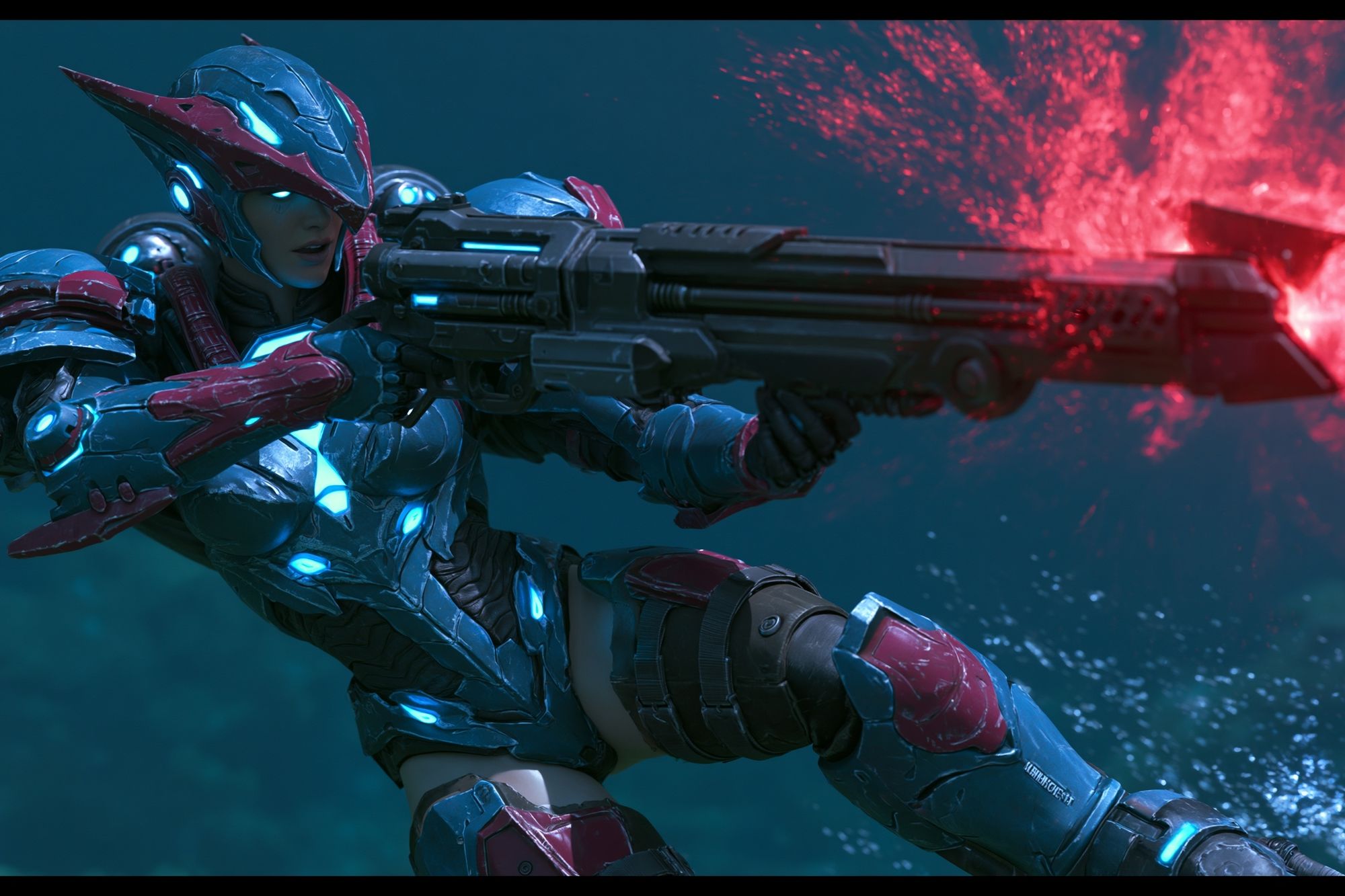 Cyber Soldier Action Poster. poster detail