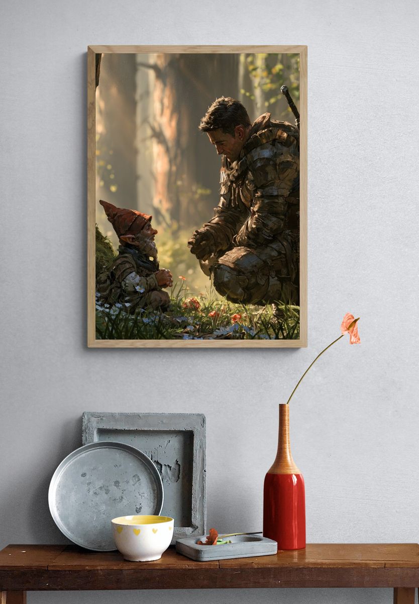 Forest Encounter — Fantasy Print. — room view 3