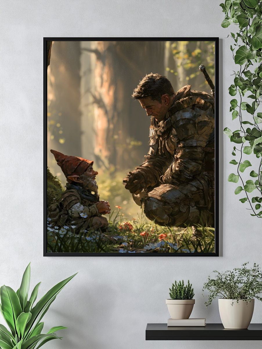 Forest Encounter — Fantasy Print. — room view 4