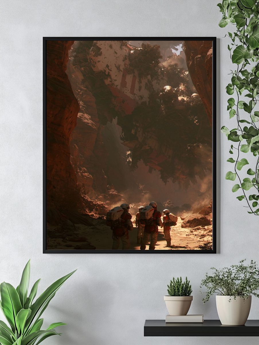 Desert Canyon Sci-Fi Poster. — room view 4