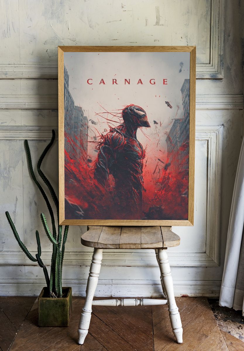 Carnage Venom Digital-Art Poster room preview