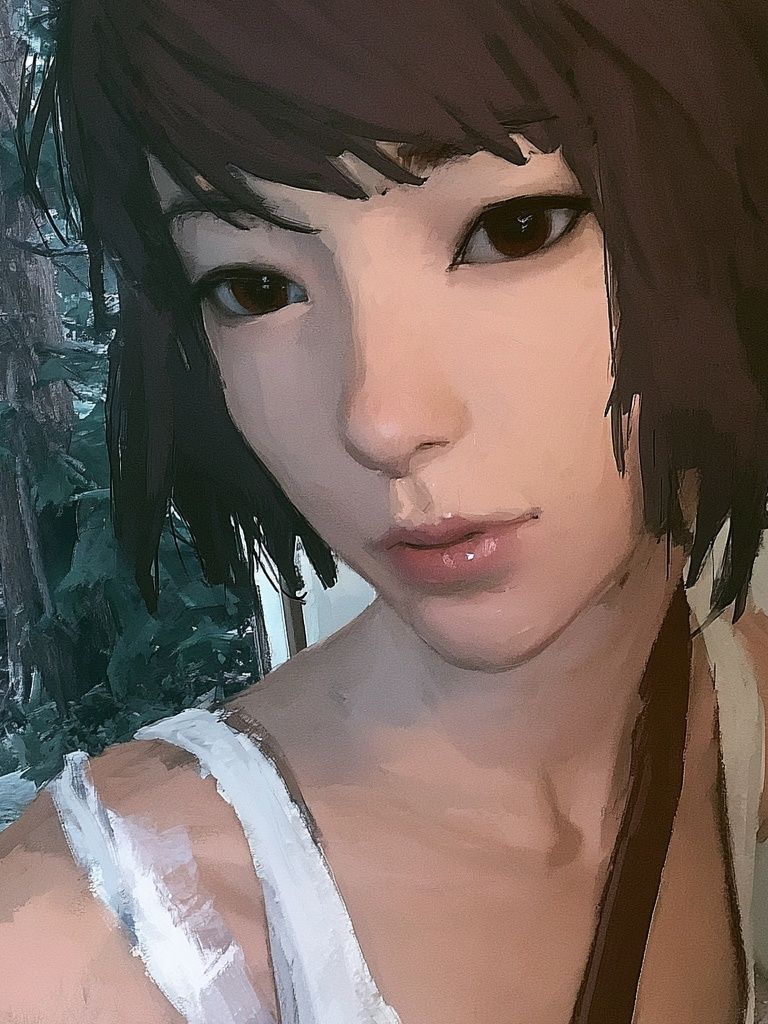 Forest Portrait Digital Art Poster. poster detail