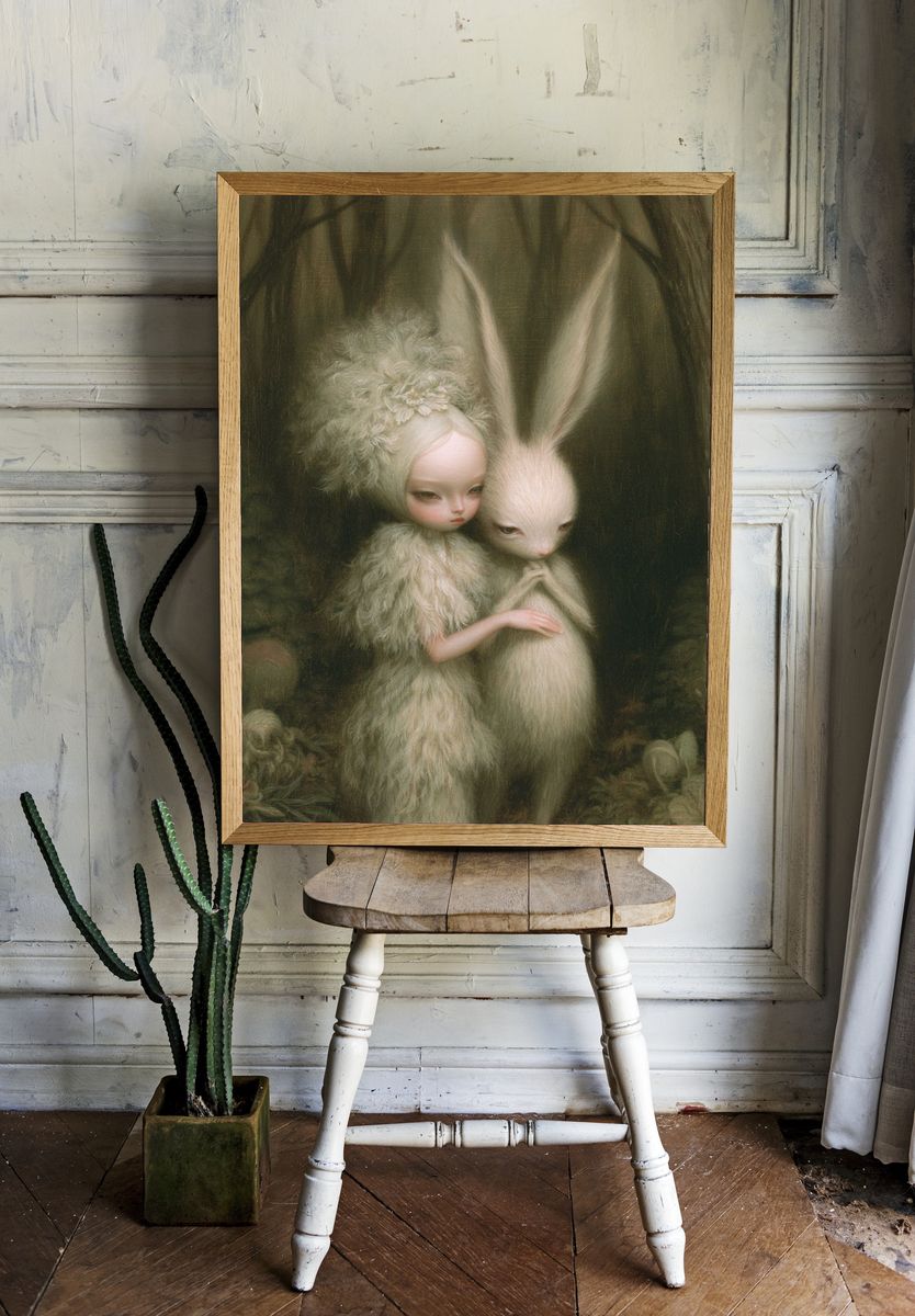 Forest Dream Companion Print. — room view 1