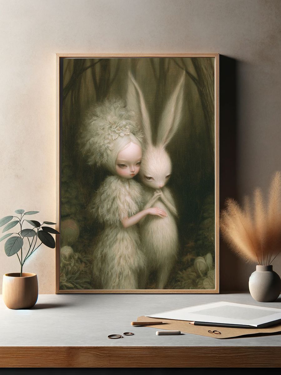 Forest Dream Companion Print. — room view 2