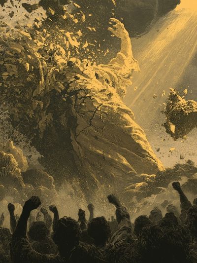 Cosmic Cataclysm Illustration Poster.