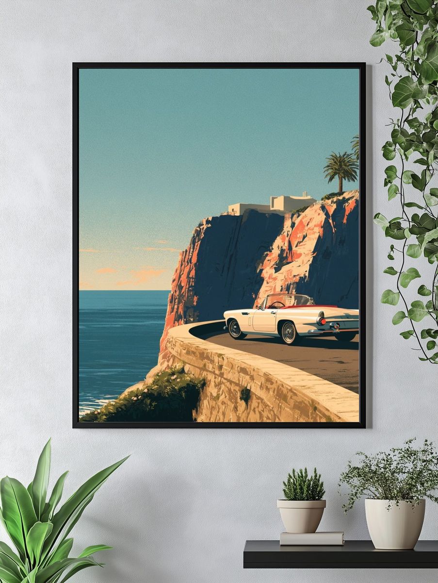 Coastal Convertible Drive Poster. — room view 4