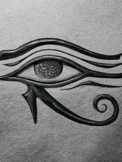 Eye of Horus Ink Poster.