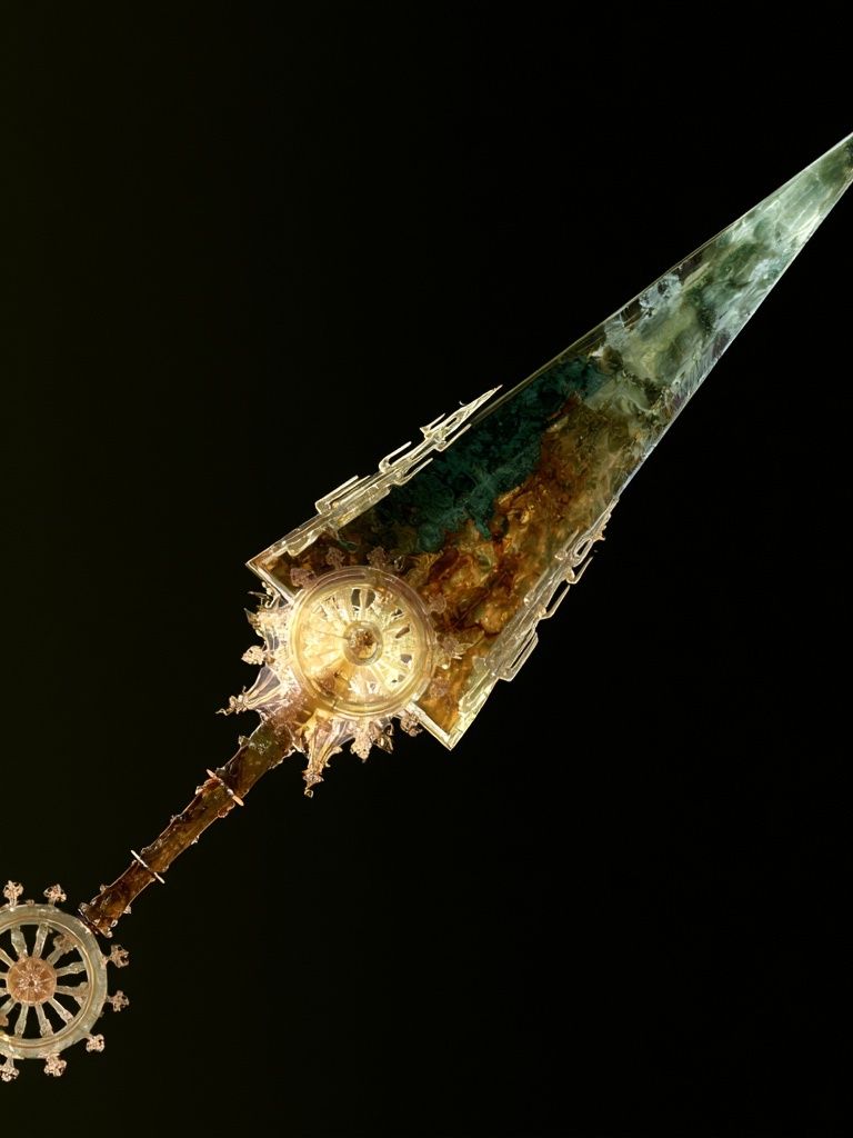 Celestial Spear Illustration Poster. poster detail